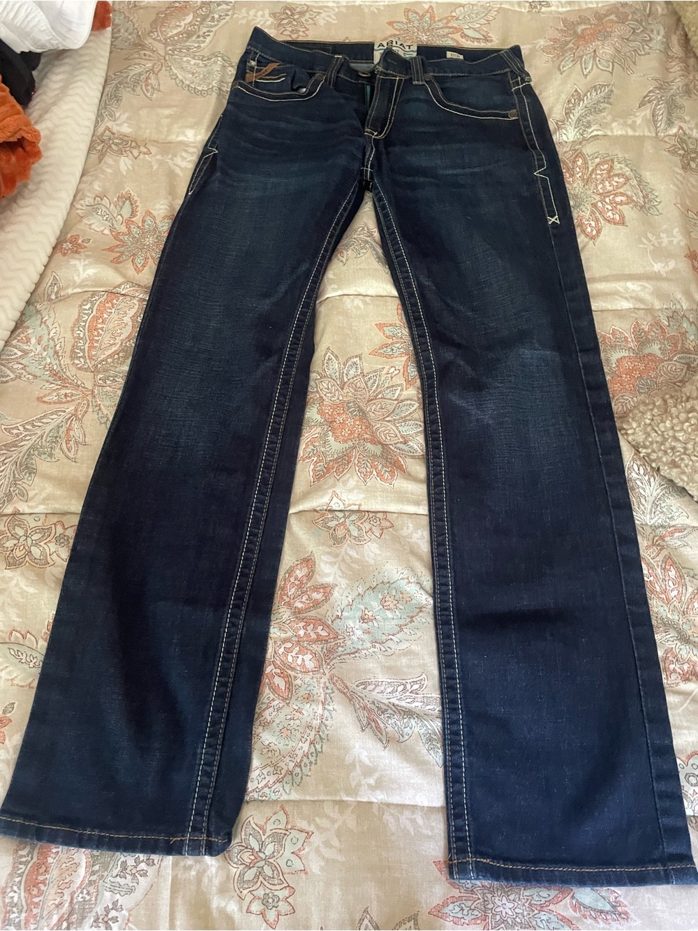 Dark Wash Men’s Ariat M7Jeans - Classic Straight Leg